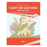 Caiet de lectura pentru clasa a 4-a. Citesc si exersez cu prietenii mei, testoasa Titi si cameleonul Lola - Irina-Roxana Georgescu