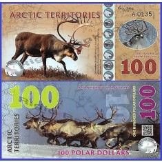 Antarctica 2017 - 100 dollars, necirculata