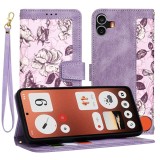 Husa personalizata fete Nothing CMF Phone 1 Techsuit FlipCraft, mov