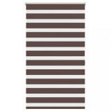 Jaluzea tip zebra, 100 x 175 cm, cafeniu