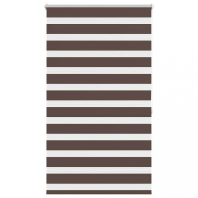 Jaluzea tip zebra, 100 x 175 cm, cafeniu foto