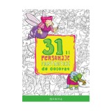 31 de personaje fantastice de colorat