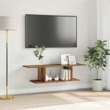 Cumpara ieftin Cabinet TV cu raft cu depozitare Maro 103 x 30 x 26.5 cm Lemn compozit