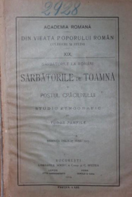 SARBATORILE DE TOAMNA SI POSTUL CRACIUNULUI foto