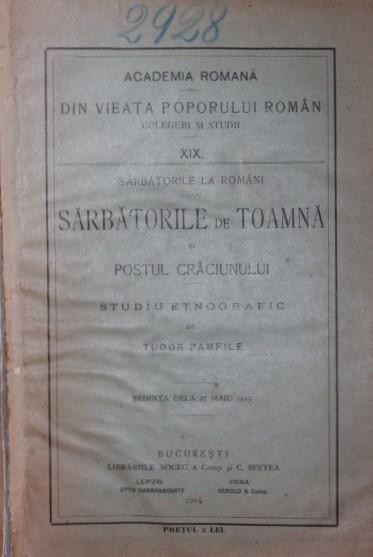 SARBATORILE DE TOAMNA SI POSTUL CRACIUNULUI