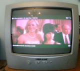 Televizor cu tub catodic (CRT), Bluesky BS 3605 TX, diagonala 36 cm (14 inch), vintage, functional, fabricat 2005 in Franta