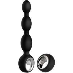 Vibrator Dione Midnight Magic, Remote Control, 12 Moduri Vibratii, Silicon, USB, Negru, 21.8 cm