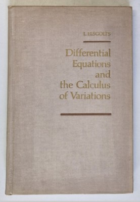 L. Elsgolts - Differential equations and the calculus of variations foto