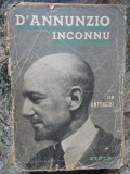 D &#039;ANNUNZIO INCONNU par TOM ANTONGINI , 1938