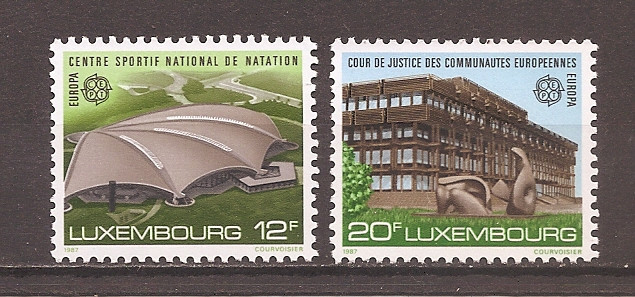 Luxemburg 1987 - Arhitectura Moderna, MNH