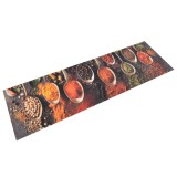 VidaXL Covor de bucătărie lavabil Spoon &amp; Spices, 45x150 cm, catifea