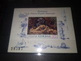 TIMBRE ROMANIA COLITA LP 849 CENTENARUL UNIUNII POSTALE UNIVERSALE 1974, Nestampilat