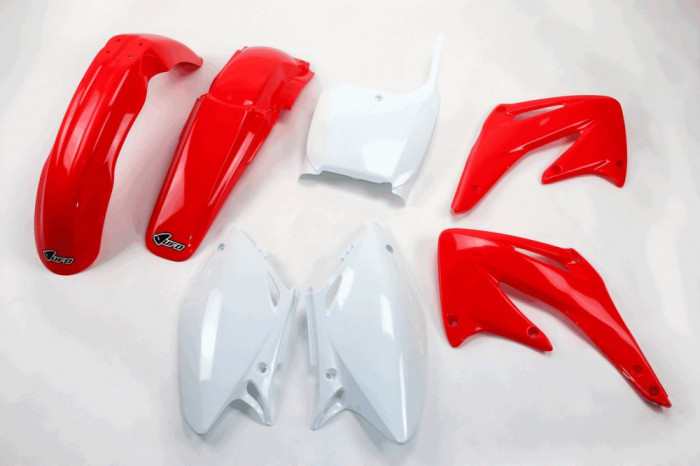 MBS Kit plastice Honda CRF 450 2002-03, alb/rosu, culoare OEM, Cod Produs: HOKIT106999