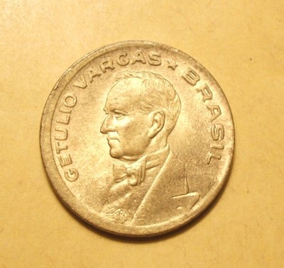 BRAZILIA 20 CENTAVOS 1945 UNC foto