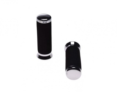 Set mansoane moto, lungime 130mm, culoare negru/argintiu Cod Produs: MX_NEW AB3310 foto