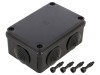 Cutie de Conexiuni IP65 Neagră 80x120x50 mm