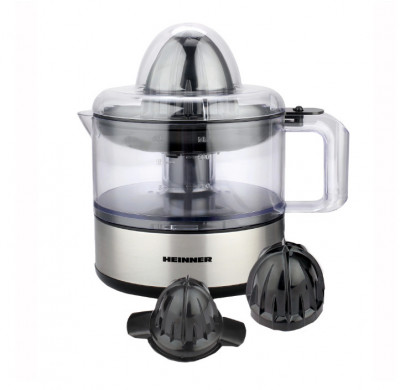 Storcator de citrice Heinner Limme C300SS, 30W, 500ml, 2 conuri, filtru dublu, decoratii inox - RESIGILAT foto