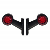 Lampa gabarit camion cu brat extra scurt 60&deg; cu LED 12/24V Set 2buc Stg/Dr - Alb/Rosu Garage AutoRide, Cridem