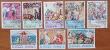 YEMEN(REGAT)-''PICTURI-celebre''-serie completa 8val.-stampilate -Vezi-Scan