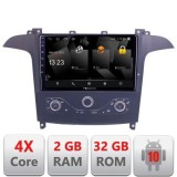 Navigatie Ford S-max 2006-2014 Nakamichi Android Ecran 720P Quad Core 2+32 carplay android auto NAM5230 CarStore Technology