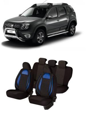 Set huse scaune compatibile Dacia Duster 2010-2017 Piele + Textil (Compatibile cu sistem AIRBAG) foto