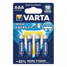 Set 4 baterii AAA, Alkaline, 1.5 V, Varta foto