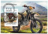 MOZAMBIC 2016 - Motociclete / bloc nou, Stampilat