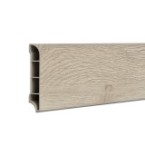 Plinta Vinil SPC Stejar Monte Carlo 2400x60x12 mm - Cant MDF Hidrorezistent, Montaj Facil