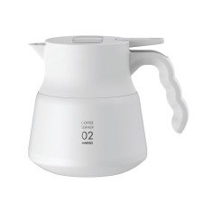 Hario Insulated Stainless Steel Server V60-02 Plus White 600ml