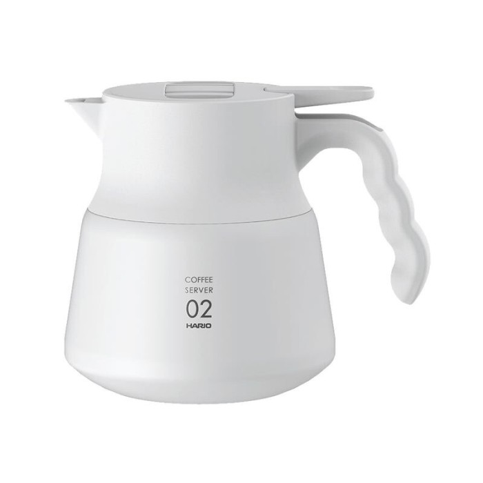 Hario Insulated Stainless Steel Server V60-02 Plus White 600ml