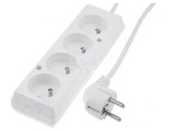 Prelungitor 4 Prize PVC Alb 5m 16A