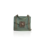 Cumpara ieftin Poseta Piele Naturala Dama, Verde Menta, 17x20x8cm, Lant Reglabil, Grecia - Geanta de Umar Eleganta, Accesorii Moda