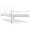 VidaXL Cadru de pat, alb, 90 x 200 cm, metal 284516