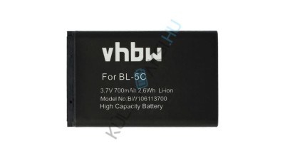 &amp;Icirc;nlocuire baterie GPS VHBW pentru Garmin 010-10840-00, 361-00031-00 - 700mAh, 3.7V foto