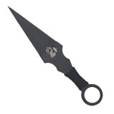 Cutit ninja de aruncat la tinta, 16 cm, negru