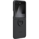Husa pentru Samsung Galaxy Z Flip7 FE F741 / Z Flip6 F741, Silicone Case, Neagra EF-PF741TBEGWW