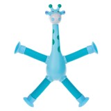 Jucărie Fidget Pop, Model Girafă, Picioare Tubulare, Lumină, Bleu, 18cm, Oem
