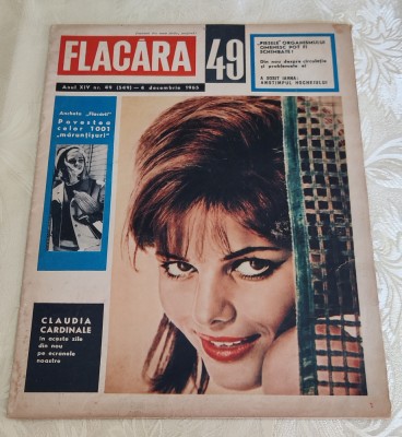 Revista FLACĂRA - anul XIV Nr. 49 (549) - 4 decembrie 1965 foto