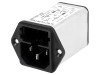 Conector AC Soclu Tătă SCHURTER 6A 250V C14 IEC 60320 Montare Panou Serie KFA