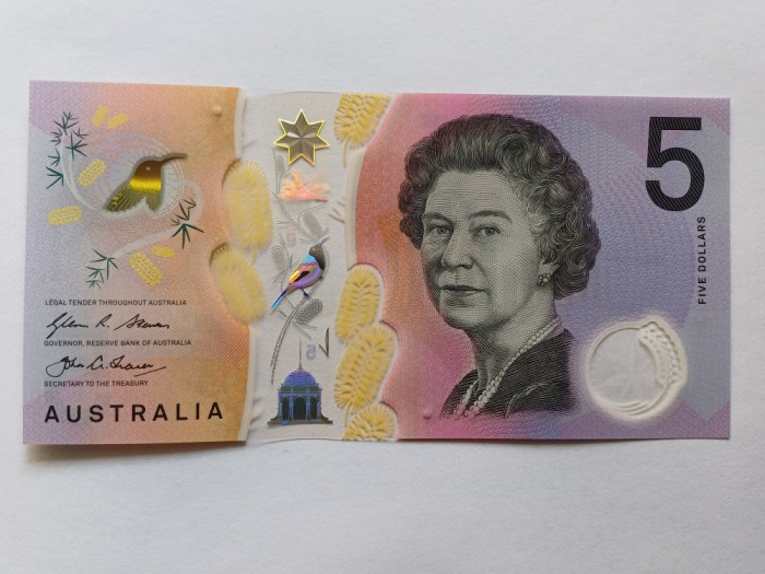Australia -5 Dolari 2016 -UNC-Polimer