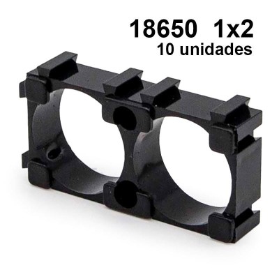 Set suport constructie baterie 18650 1x2 - 10 buc foto