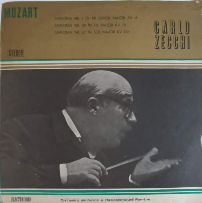 Disc vinil, LP. Simfonia Nr. 1 in Mi Bemol Major KV 16. Simfonia Nr. 42 in Fa Major KV 75. Simfonia Nr. 27 -259769