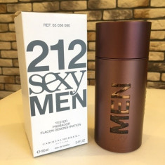 Parfum Tester CAROLINA HERRERA 212 SEXY MEN 100 ML foto