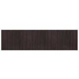 Cumpara ieftin Covor dreptunghiular, maro inchis, 80x300 cm, bambus