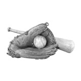 Set pentru realizarea unui desen in creion - Set Baseball, Jad