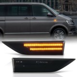 Lampi semnalizare laterala/aripi LED fumurii pentru VW T6 Transporter/multivan 2015-2019, Recambo