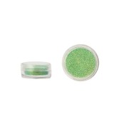 Pudră nail art - verde cu sclipici, INGINAILS