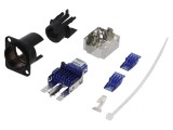 Adaptor Soclu etherCON 8PIN Cat6 Ecranat Aurit