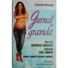 Jurnal de gravida. Cum sa-ti controlezi greutatea si sa ai un copil sanatos. Meniu complet pentru gravide &ndash; Carmen Bruma