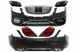 Pachet Exterior Mercedes S-Class W222 Facelift (2013-06.2017) S63 Design cu Lumini LED Semnalizare Dinamica Performance AutoTuning